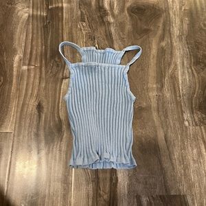 Sporty Slim Fitting Ribbed Top #western #boho #emo #indie #cottagecore #fairy